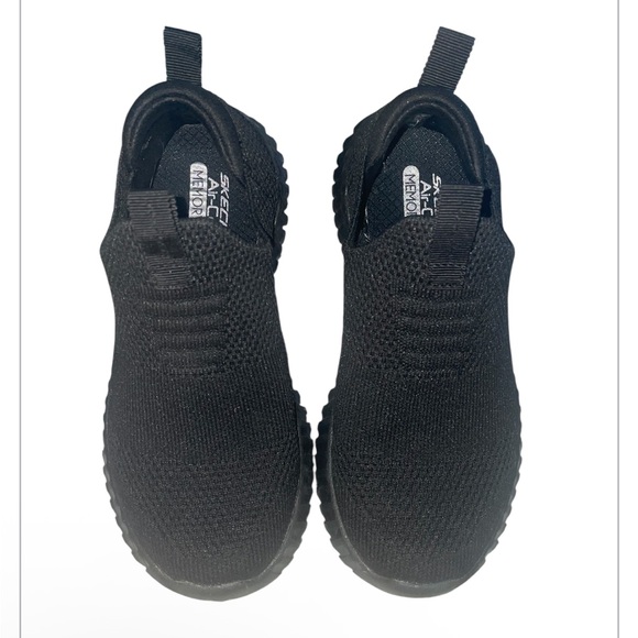 Skechers Kids Black Slip-On Sneakers - Picture 2 of 6